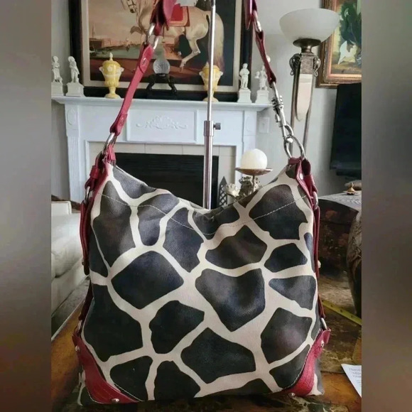 DOONEY & BOURKE GIRAFFE PRINT LEATHER - Picture 3 of 11